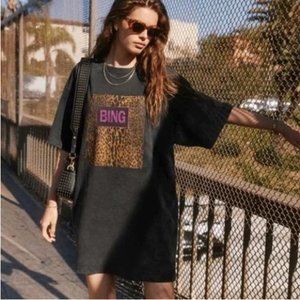Anine Bing Harley T Shirt Dress